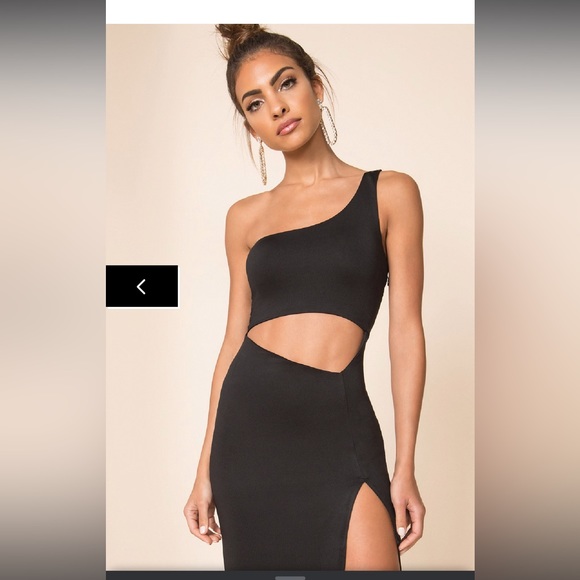 Superdown | XXS Black Erla Cutout Maxi Dress - Picture 3 of 12